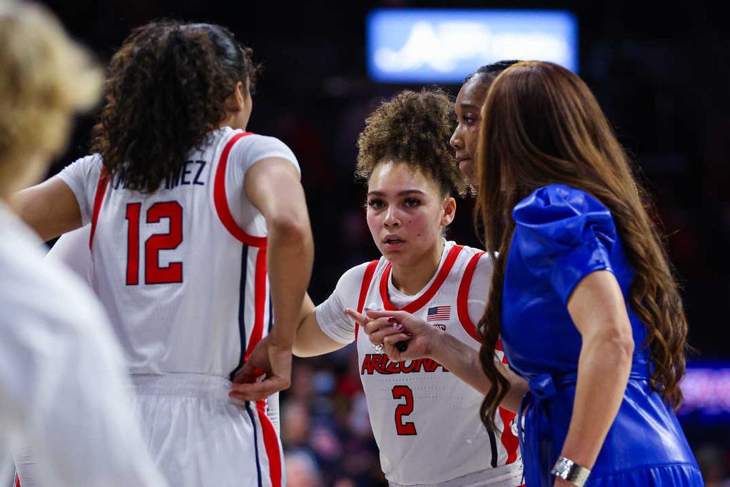 Arizona Women's Basketball's Esmery Martinez and Jada Williams sweep Pac-12 Weekly Awards and take home Pac-12 Player and Freshman of the Week after road sweep of No. 3 Stanford and Cal.