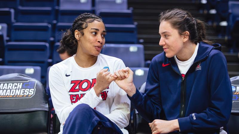 Arizona's Esmery Martinez and Helena Pueyo were selected by the New York Liberty and Connecticut Sun in the 2nd round of the 2024 WNBA Draft.