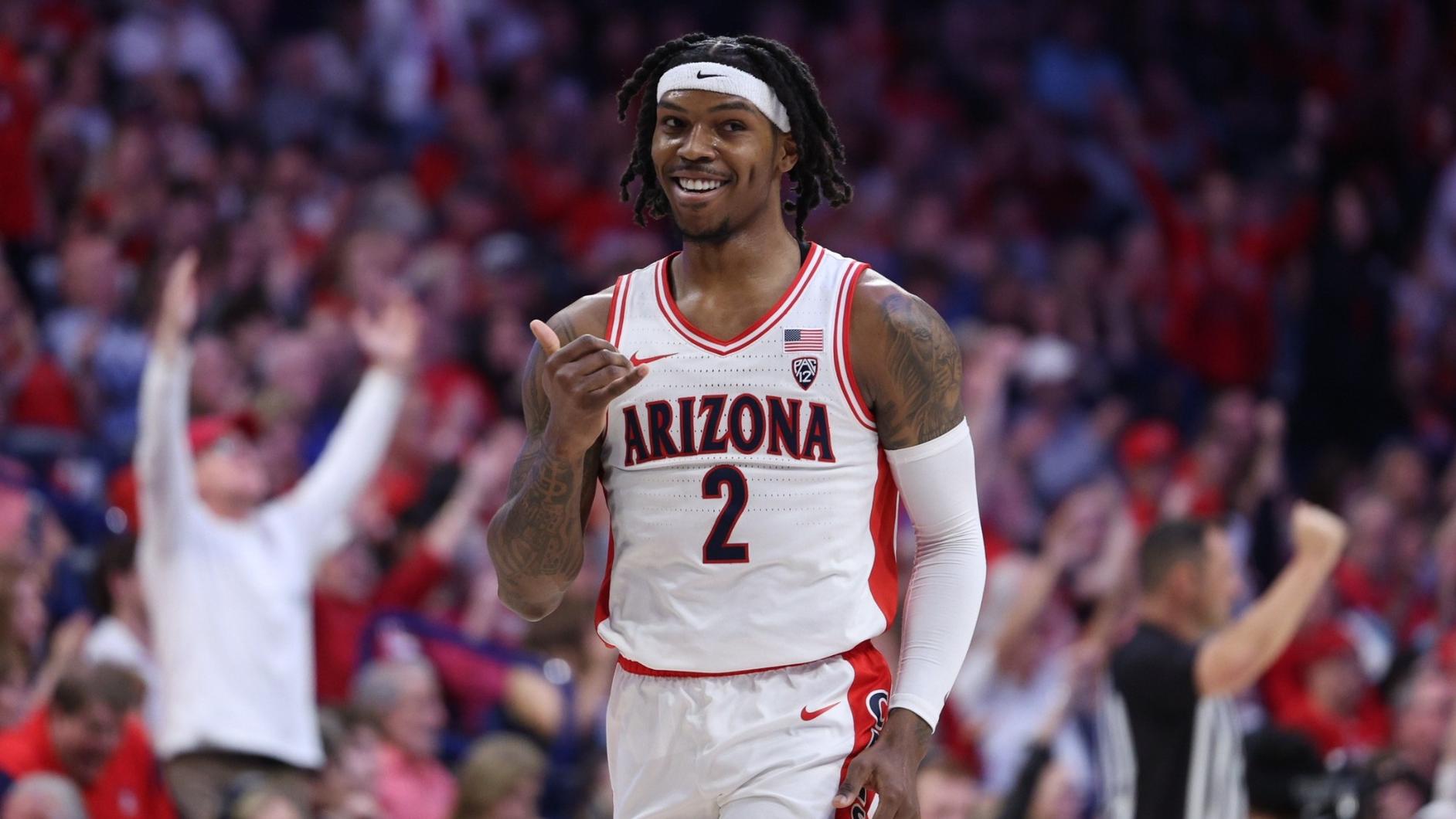 Reigning Pac-12 Player of the Year Caleb Love will return to Arizona for the 2024-25 season after withdrawing from the 2024 NBA Draft.