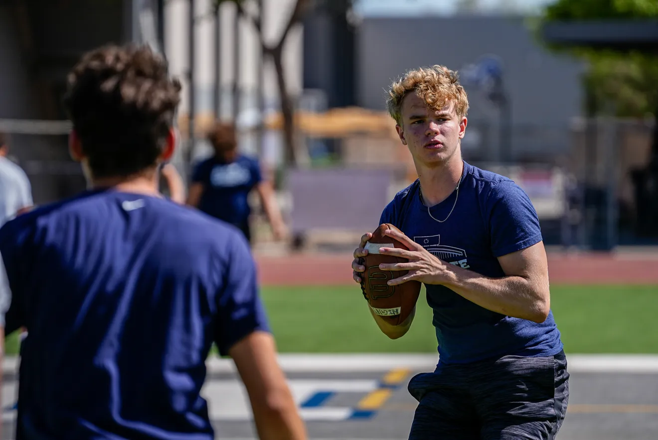 Luke Haugo, the top in-state quarterback in the 2025 recruiting class, has committed to the Arizona Wildcats.