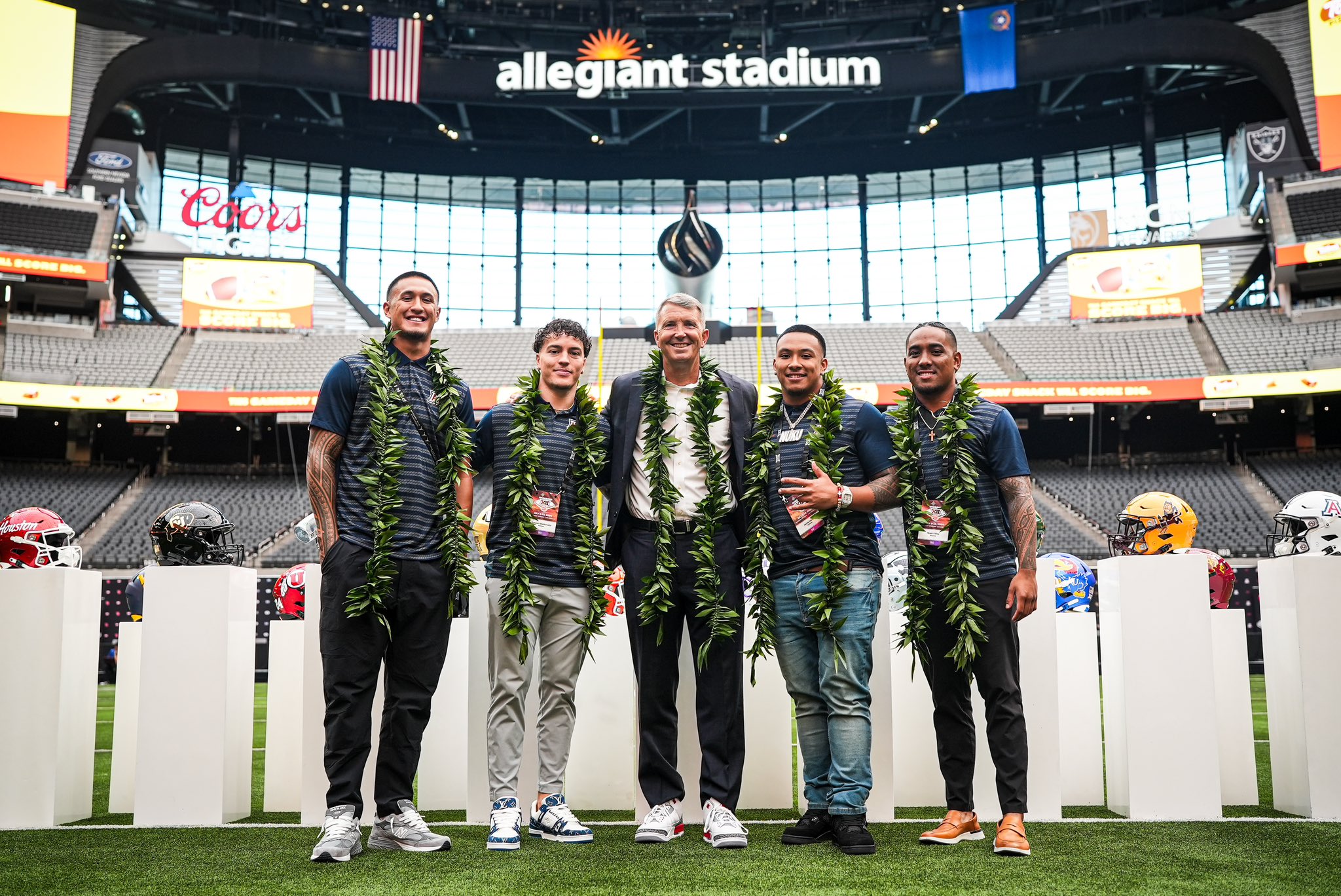 Quotes from Arizona head coach Brent Brennan and players including Noah Fifita and Tetairoa McMillan at the 2024 Big 12 Football Media Days.