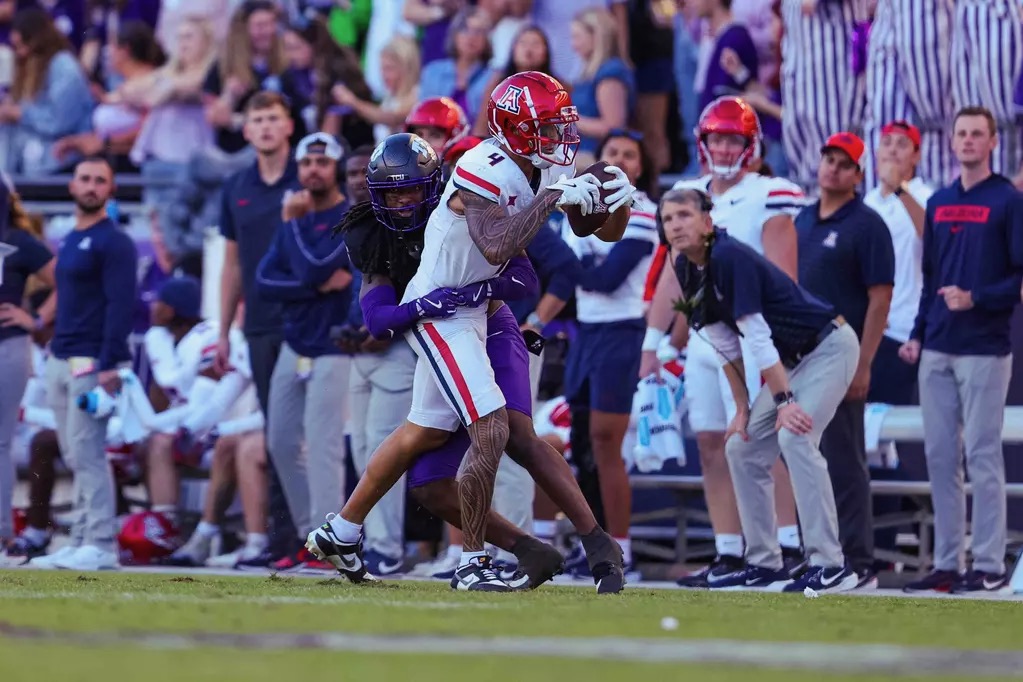 Postgame quotes from Brent Brennan, Noah Fifita, Tetairoa McMillan, and Dalton Johnson following the Arizona Wildcats' loss to TCU.