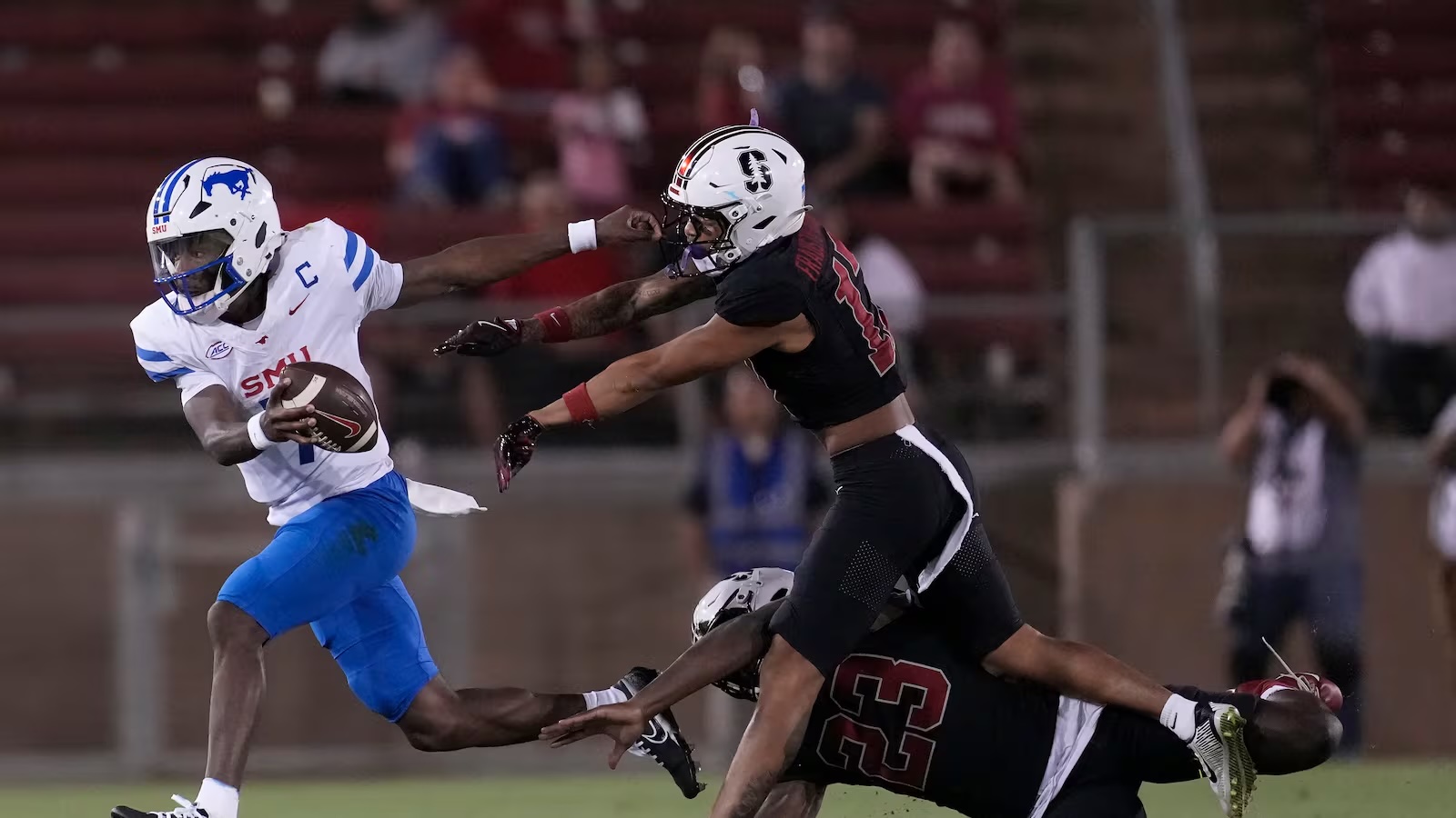 Former Stanford defensive back Jshawn Frausto-Ramos committed to Arizona on Wednesday. He's the Wildcats' third DB pickup via the portal.