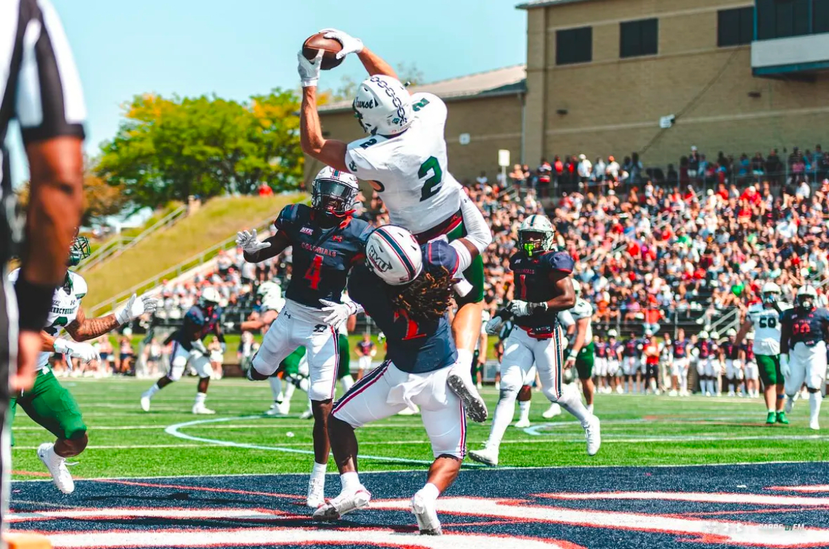 Mercyhurst receiver Cameron Barmore has committed to Arizona. The former Laker hauled in 2,200 yards and 28 touchdowns during his career.