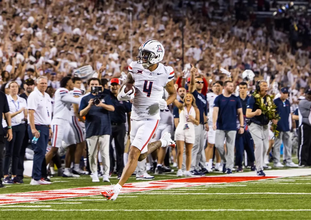 Arizona WR Tetairoa McMillan took home First-Team All-Big 12 honors, while CB Tacario Davis earned Second-Team All-Big 12 honors.