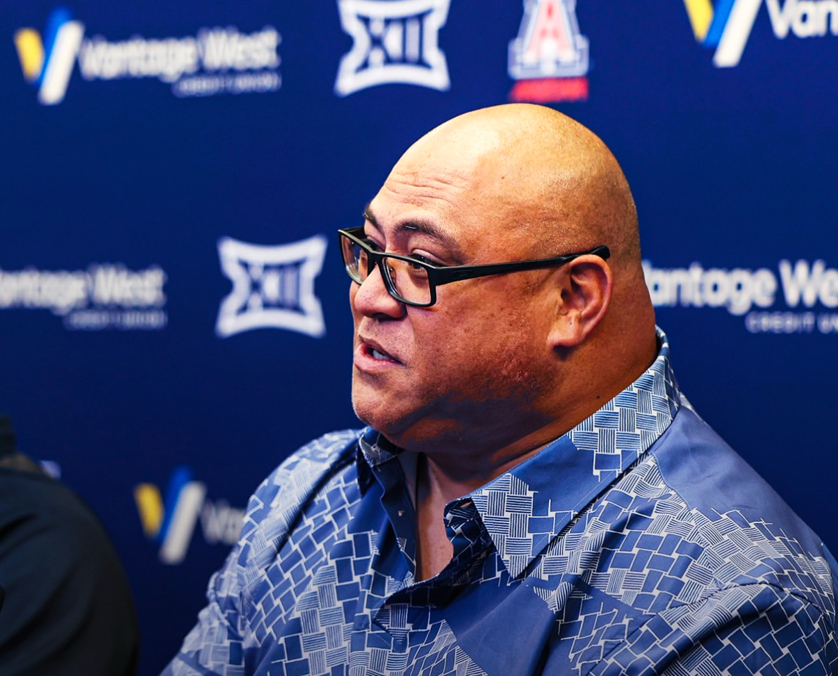 Danny Gonzales and Joe Salave'a were officially introduced as next defensive coordinator and defensive line coach at Arizona on Friday.