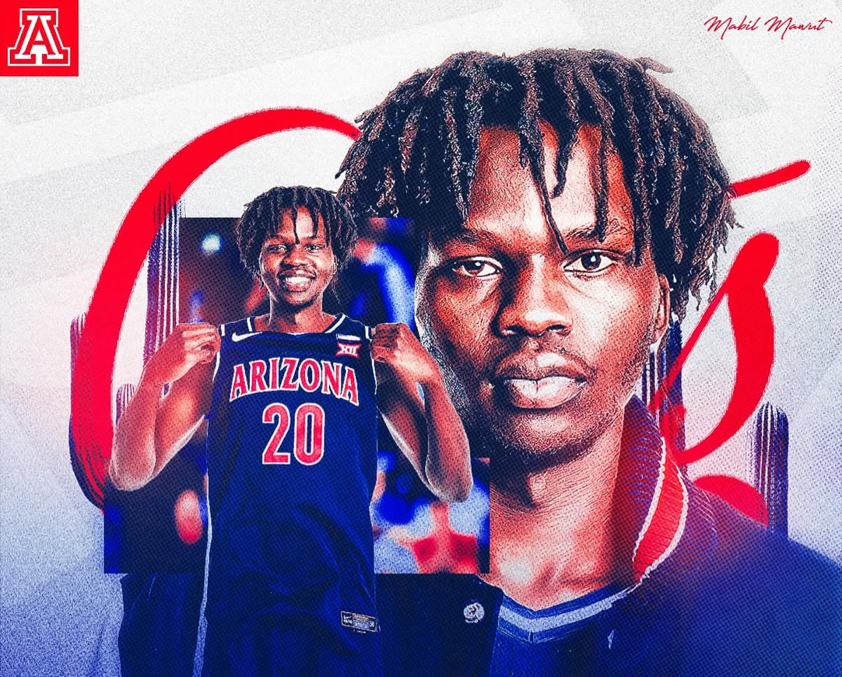 Arizona Basketball Notebook: Mabil Mawut signs with Wildcats, Carter Bryant invited to NBA Combine, 2025-26 matchup with Florida scheduled.