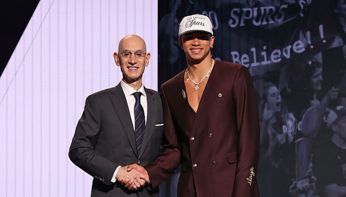 After his lone season at Arizona, Carter Bryant has been selected with the 14th overall pick in the 2025 NBA Draft by the San Antonio Spurs.