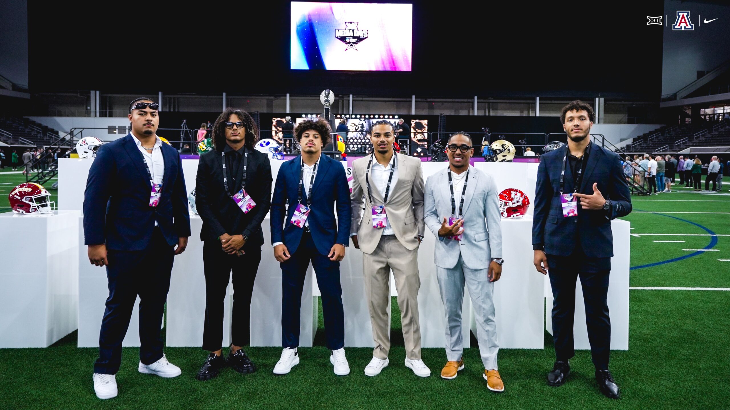 See what Arizona head coach Brent Brennan and players including QB Noah Fifita had to say at the 2025 Big 12 Football Media Days.