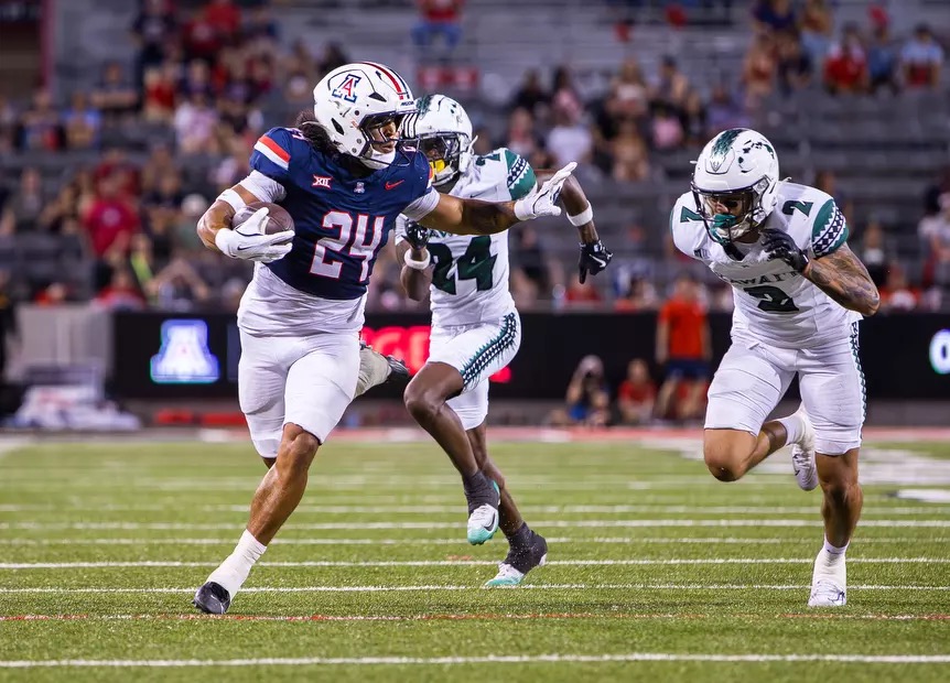 Five reactions and takeaways from the Arizona Wildcats' 40-6 beat down over Hawaii in the 2025 season opener.