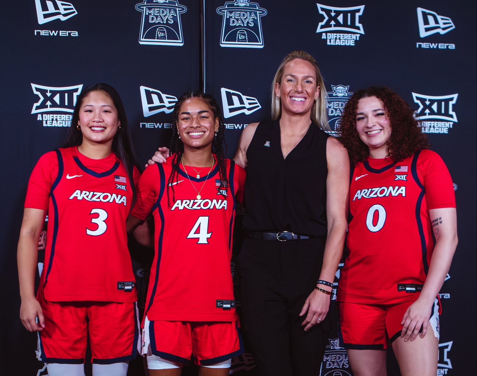 What did Becky Burke and Arizona players Noelani Cornfield, Mickayla Perdue and Sumayah Sugapong say at Big 12 Women's Basketball Media Days.