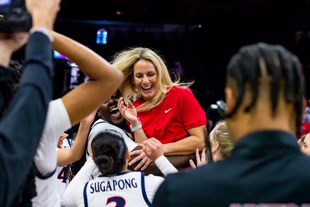 See what Arizona head coach Becky Burke, Noelani Cornfield and Nora Francois said postgame after the 59-43 exhibition win over Cal State LA.