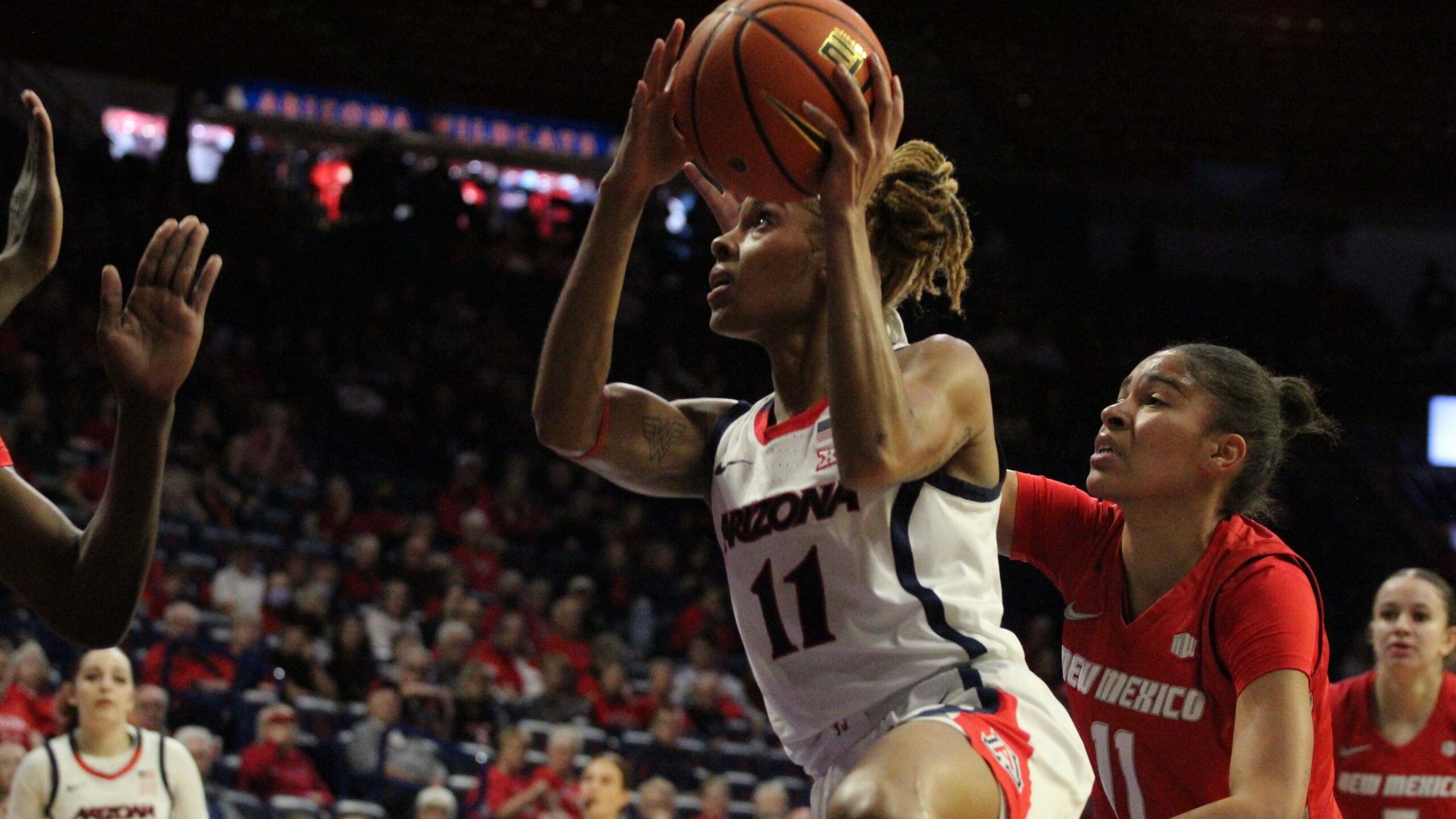 Arizona Women's Basketball lost its second straight game, falling to the New Mexico Lobos 72-69 in front of a season-high crowd at McKale.