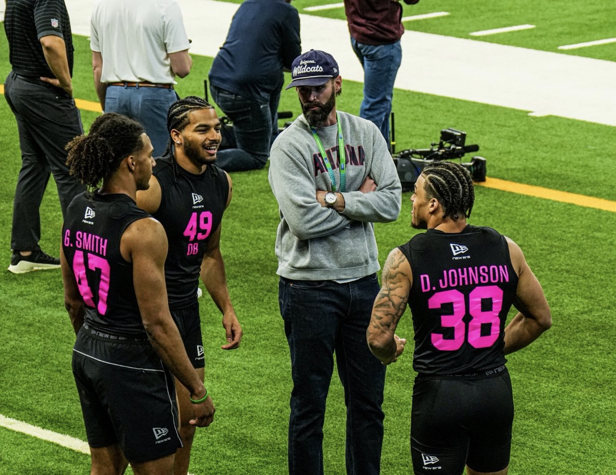 Arizona Wildcats Treydan Stukes, Dalton Johnson, and Genesis Smith showed off their athleticism in an impressive day at the 2026 NFL Combine.