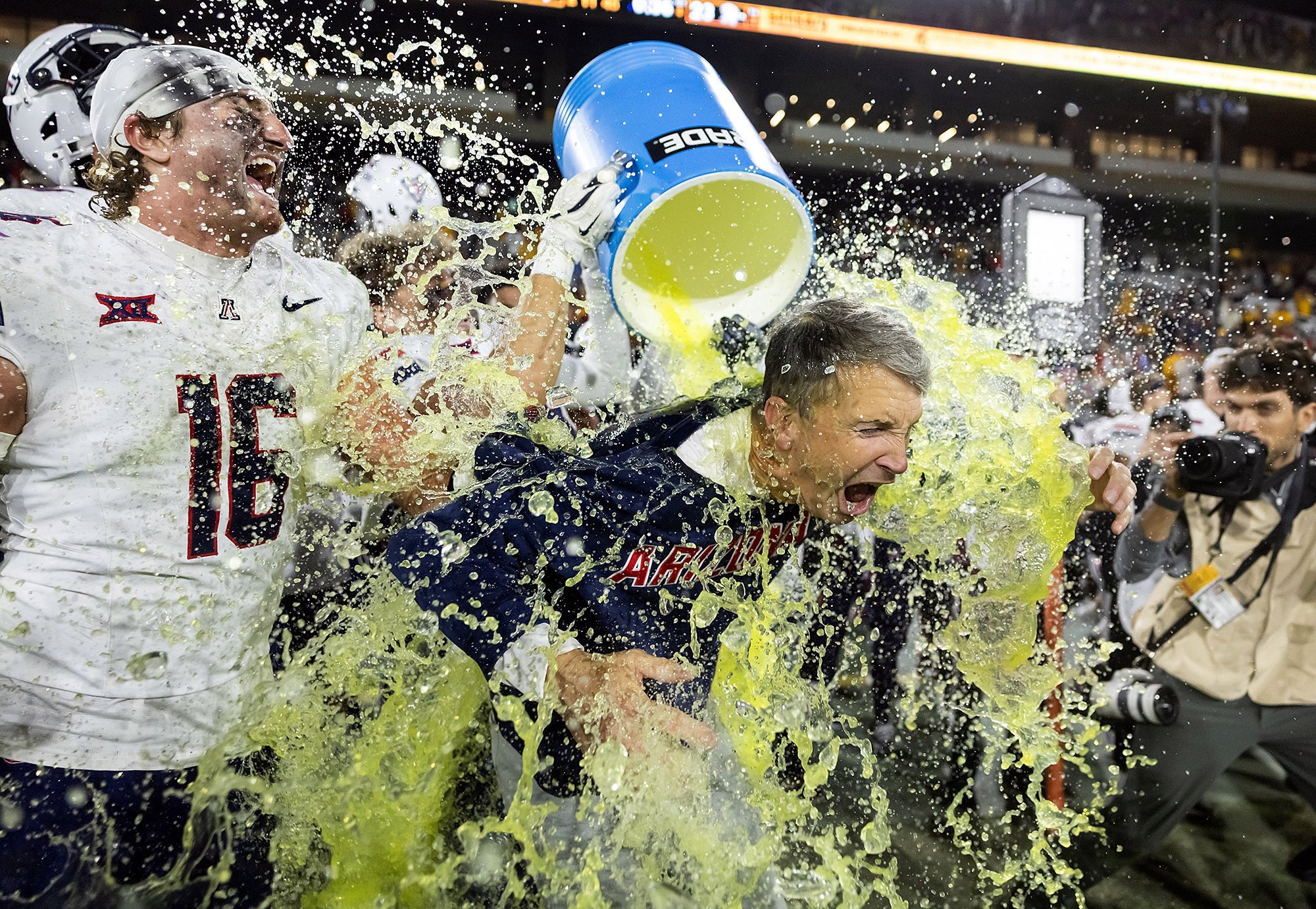 Arizona Football head coach Brent Brennan, OC Seth Doege, & DC Danny Gonzales have inked extensions to remain in Tucson following a 9-4 year.