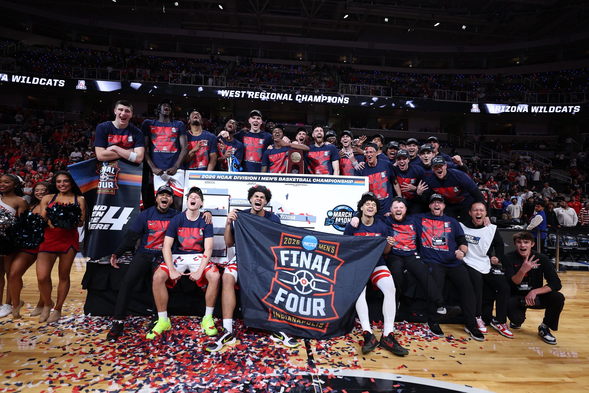 No. 1 Arizona overcame a slow start to take down No. 2 Purdue 79-64 in the Elite 8 and advance to the first Final Four in 25 years.