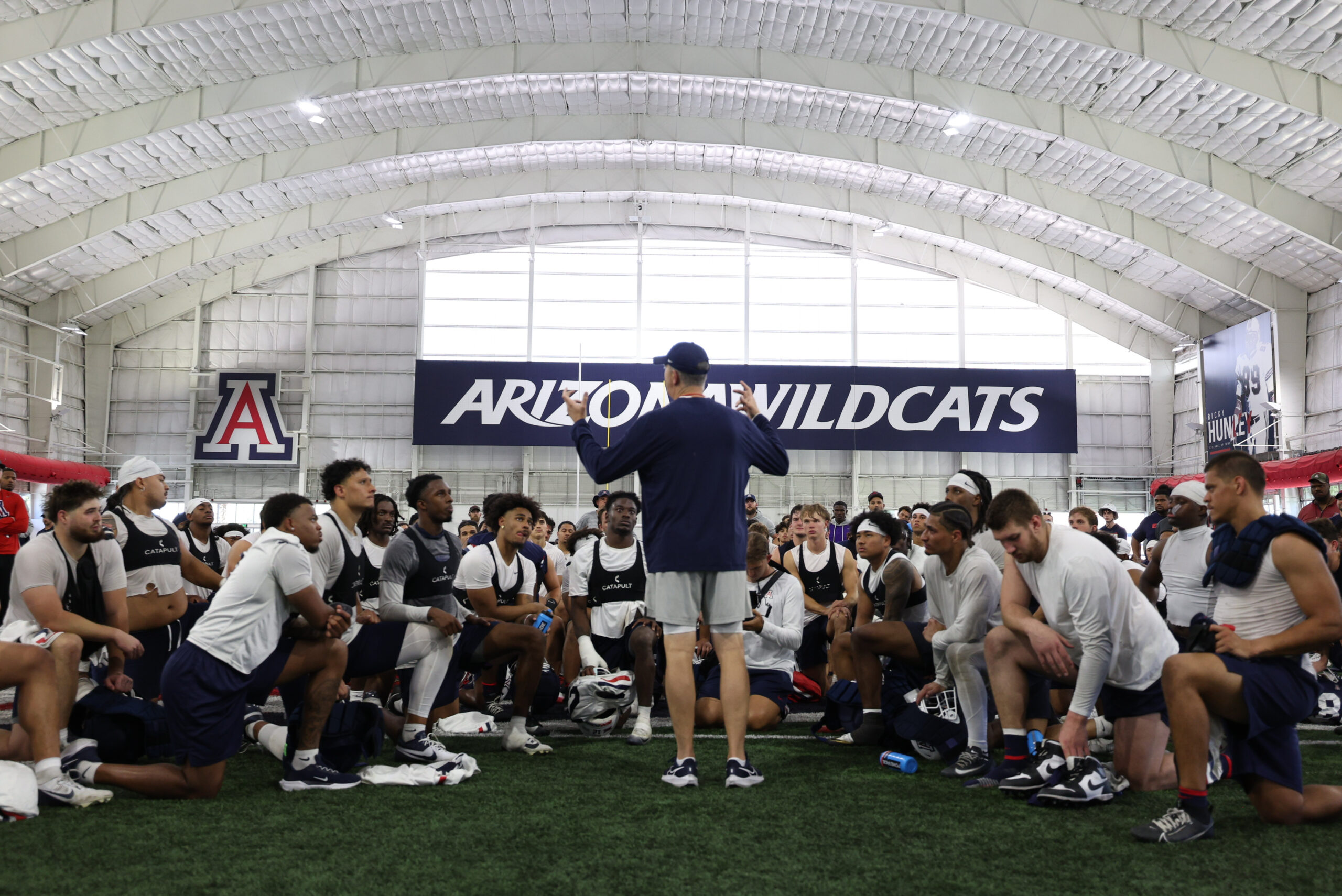Everything that Arizona Football head coach Brent Brennan say following the Wildcats' first day of spring practice.