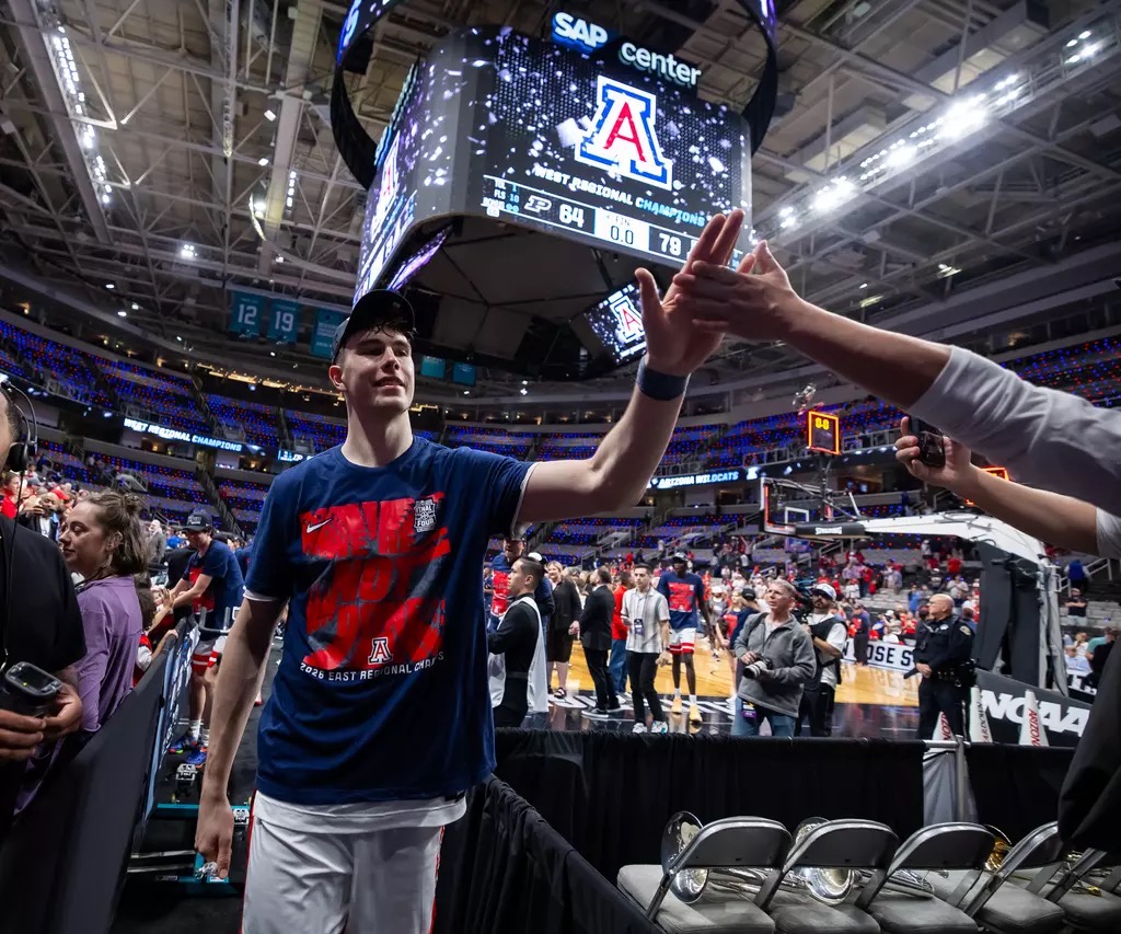 After helping lead the Wildcats to a Final Four, Arizona center Motiejus Krivas announced he will return to Tucson for the 2026-27 season.