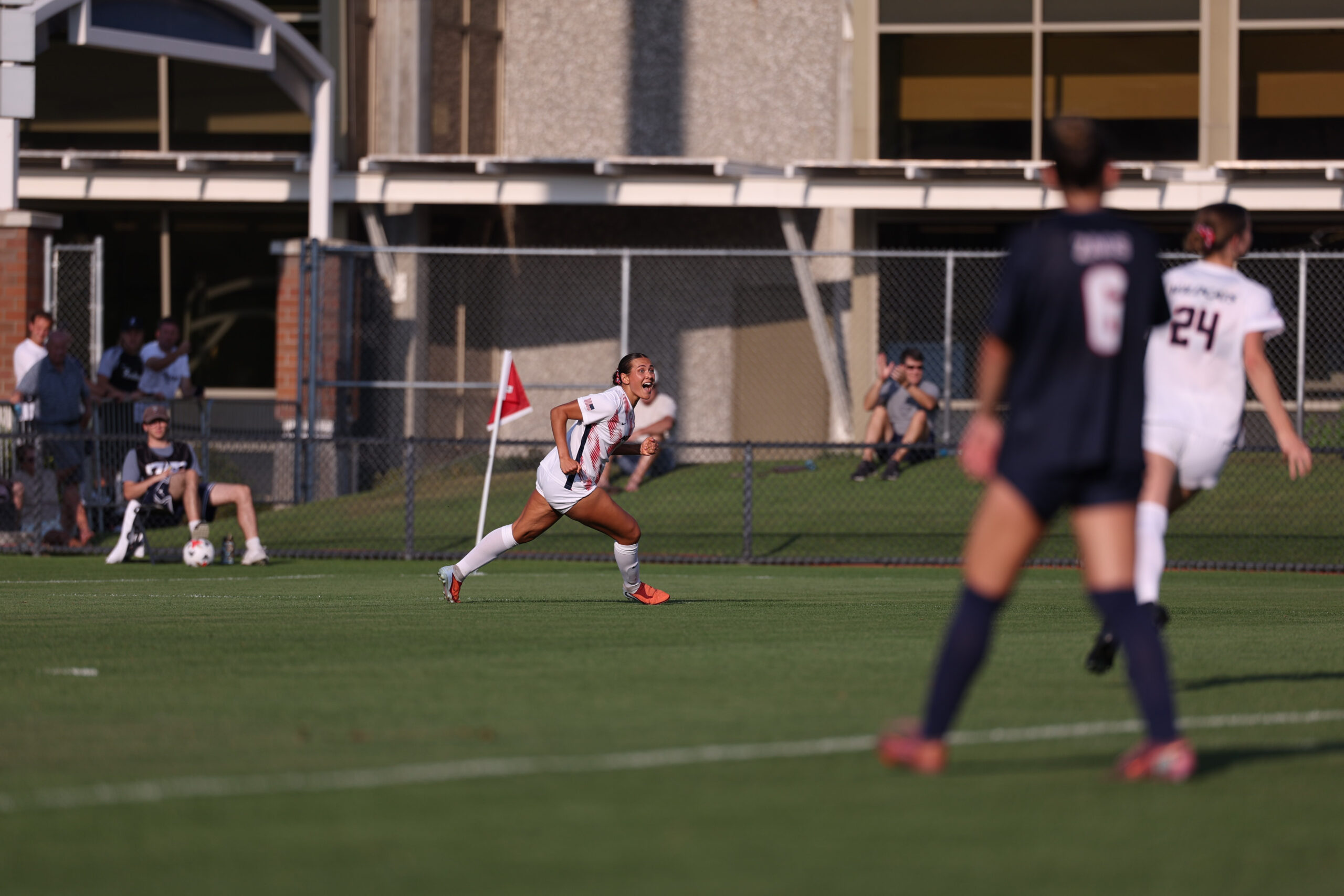 Arizona Soccer secured its first road-win of the season with a 2-1 victory over Gonzaga, led by Mireya Stephenson's two-goal game.