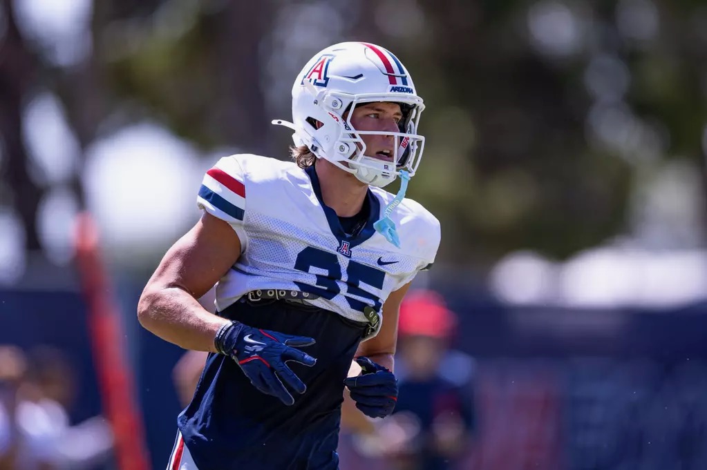 Arizona walk-on safety Quinn Olson has been awarded a scholarship ahead of his first career start against NAU.