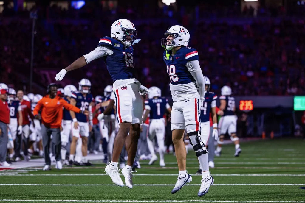 Arizona Football used a balanced offensive attack and stout defense up front to roll past NAU 35-7 in its 2026 season-opener in Tucson.