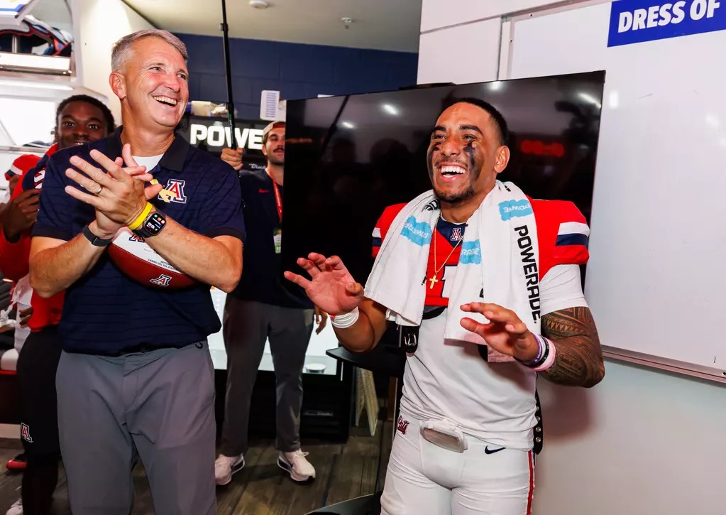 Five reactions and takeaways from the Arizona Wildcats' (2-1) 42-17 win over the Northern Illinois Huskies.